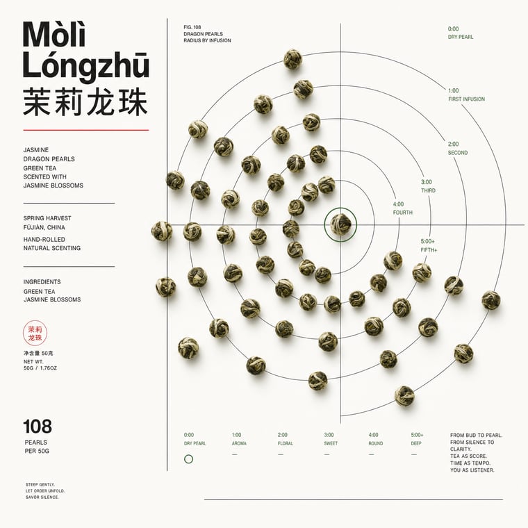 The design — Mòlì Lǒng Zhú