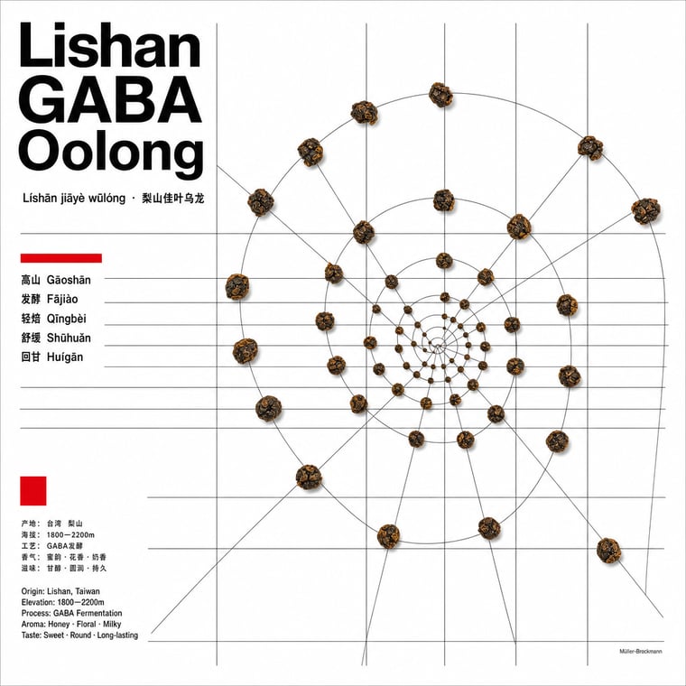 The design — Lishan GABA Oolong