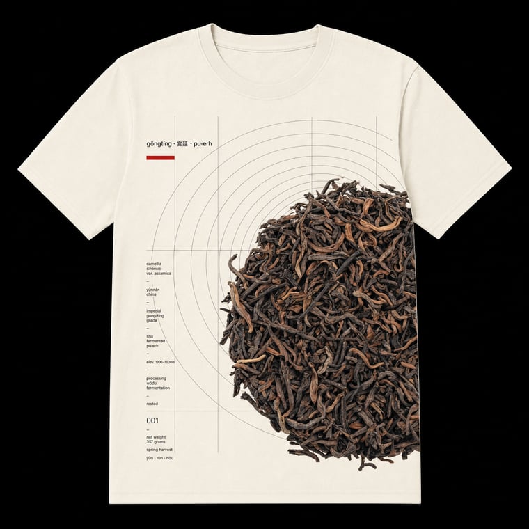 The design — Gong Ting Pu-erh
