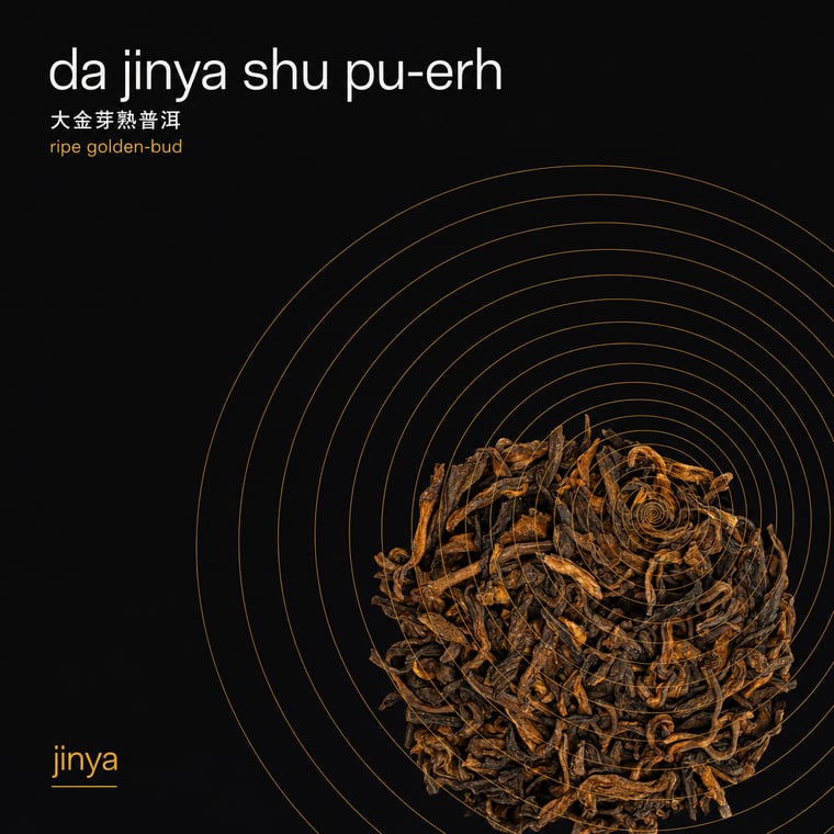 The design — Da Jin Ya Shu Pu-erh
