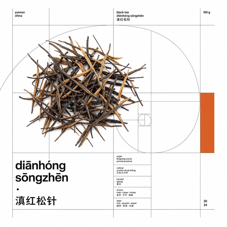 The design — Diān Hóng Sòng Zhèn